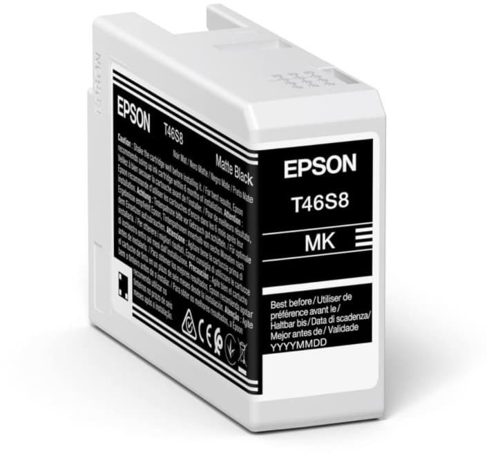 Epson T46S8 UltraChrome Pro10 25ml Ink Cartridge - Matte Black - Image 1