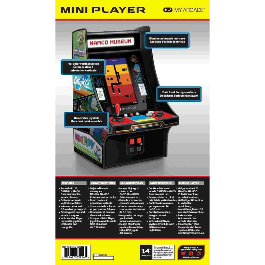 My Arcade Bandai Namco Museum Hits (20 in 1) Mini Player 10 Inch - Image 8
