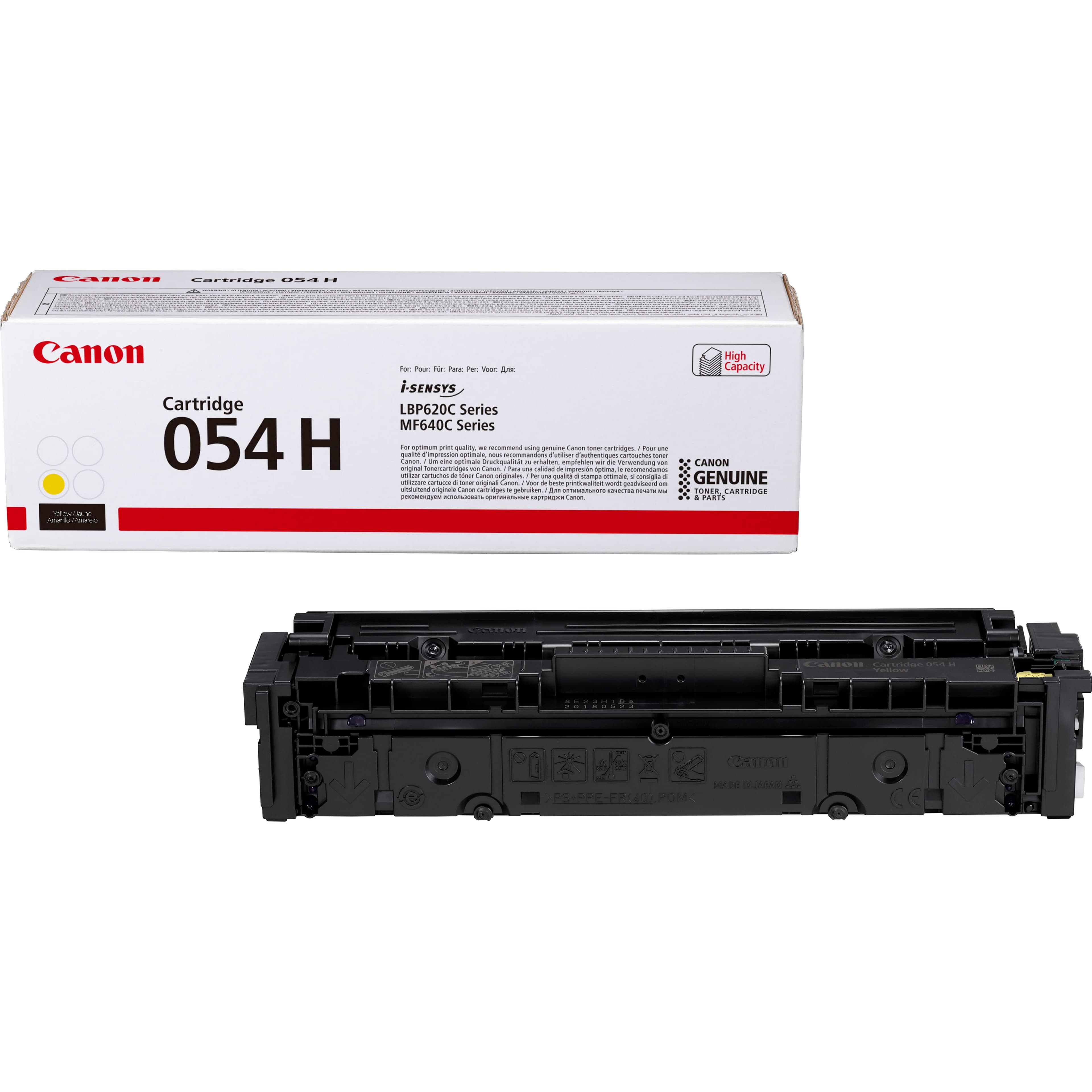 Canon 054 H High Yield Toner Cartridge - Yellow