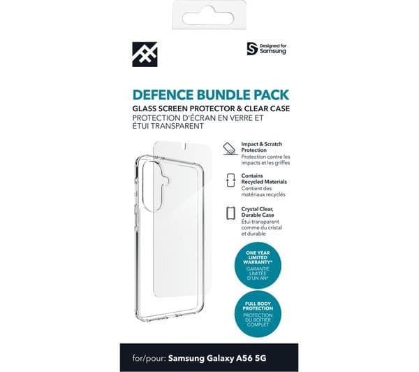 Zagg Galaxy A56 Case & Screen Protector Bundle Clear - Image 2