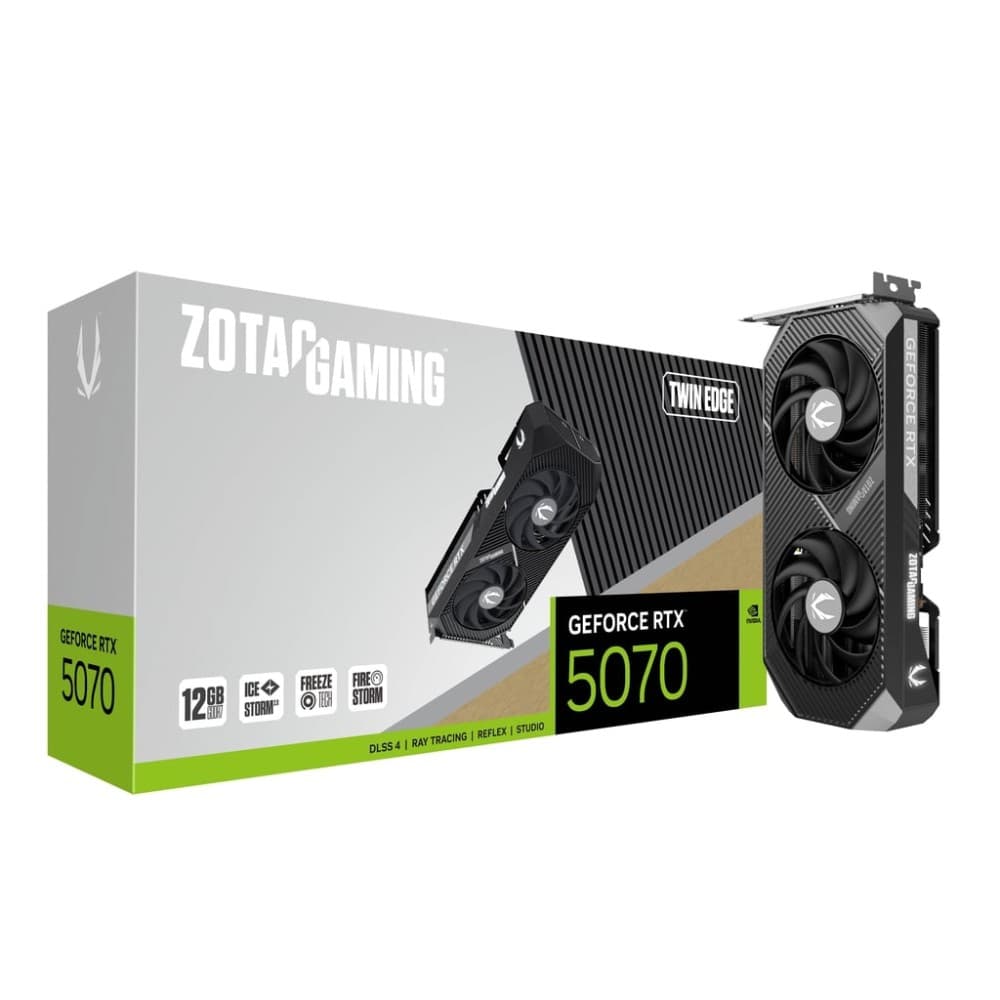 ZOTAC GAMING GeForce RTX 5070 Twin Edge SFF 12GB GDDR7 Graphics Card