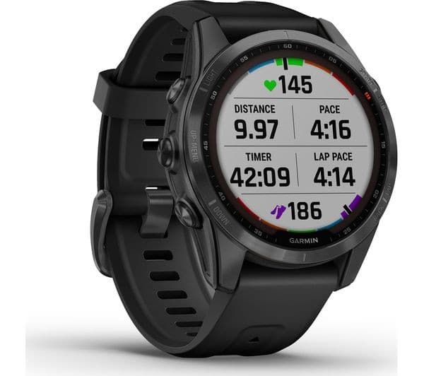 GARMIN fenix 7S Solar - Slate Grey & Black, 42 mm - Image 10