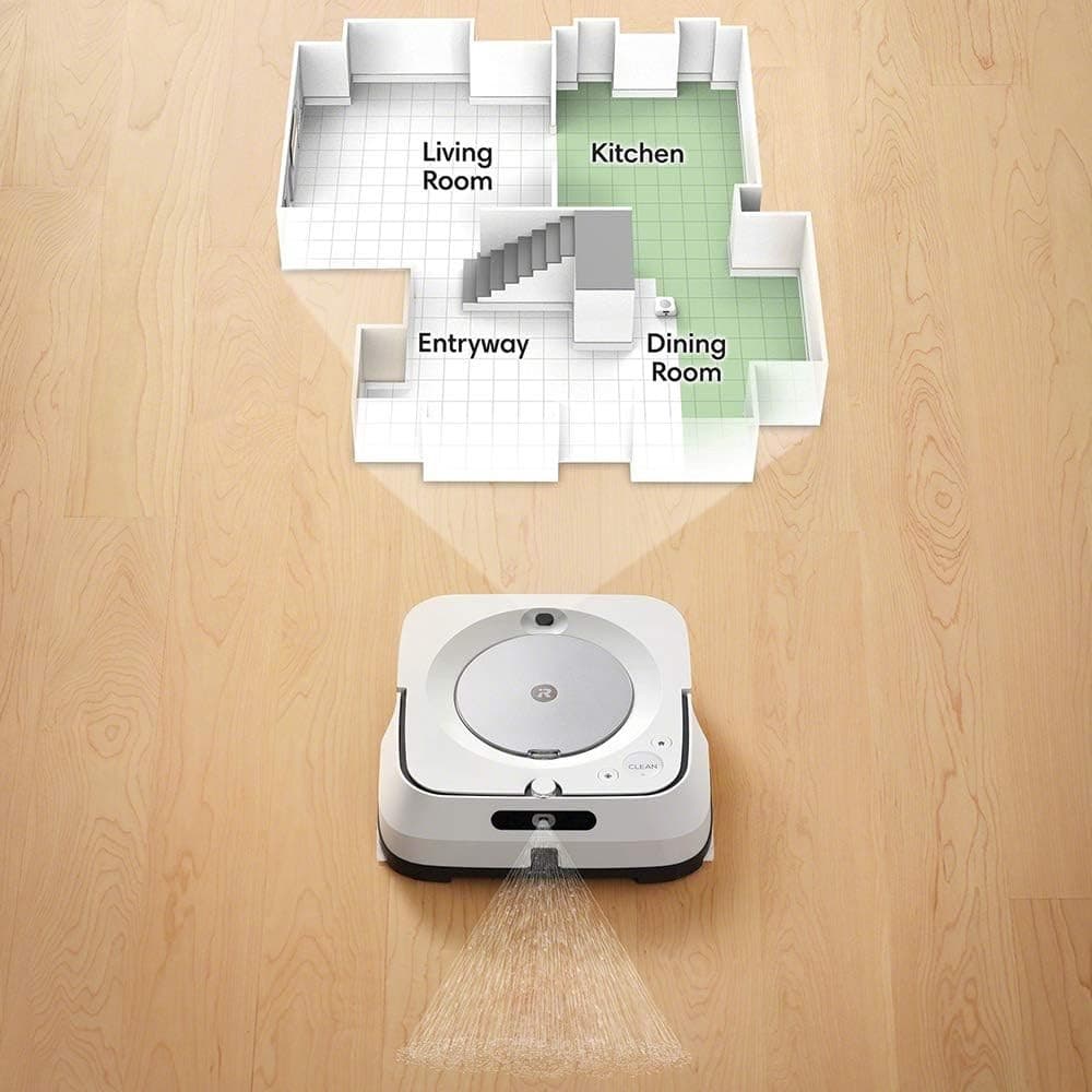 iRobot Braava jet m6 Robot Mop - White - Image 4