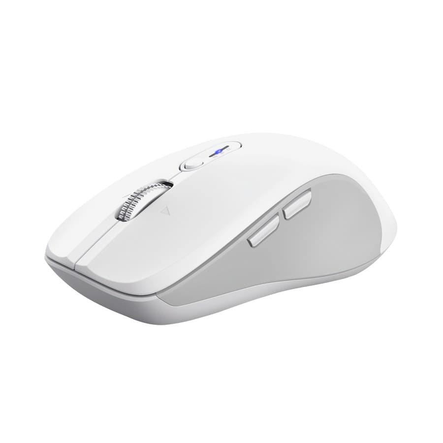 Trust Ferro Hyperwheel Wireless Mouse 25674, Bluetooth & 2.4GHz, 3200 DPI - White - Image 3