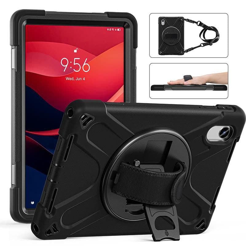 eSTUFF AUSTIN Defender Case for Lenovo Tablet M10 10.1 2025 (TB-311FU/TB-311XU) without built-in screen protector - Black