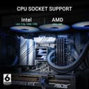 ASUS Prime LC 360 ARGB 360mm AIO Liquid CPU Cooler with 3x 120mm ARGB Fans - Black thumbnail 5
