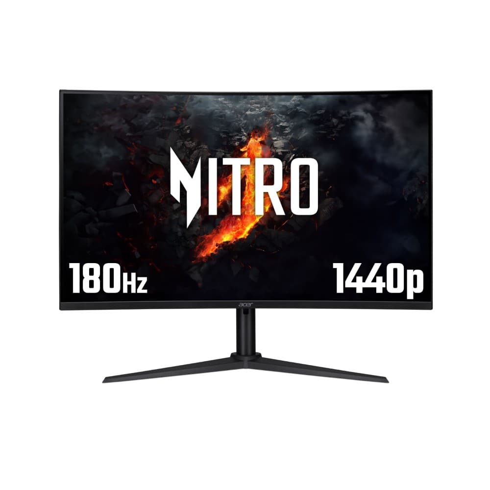 Acer Nitro XZ322QUV3 curved gaming 31.5" Quad HD TFT LED FreeSync 180 Hz Curved Gaming Monitor - Image 2