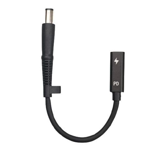 CoreParts USB-C DC Conversion Cable for HP Laptops, up to 100W - 7.4 x 5.0mm