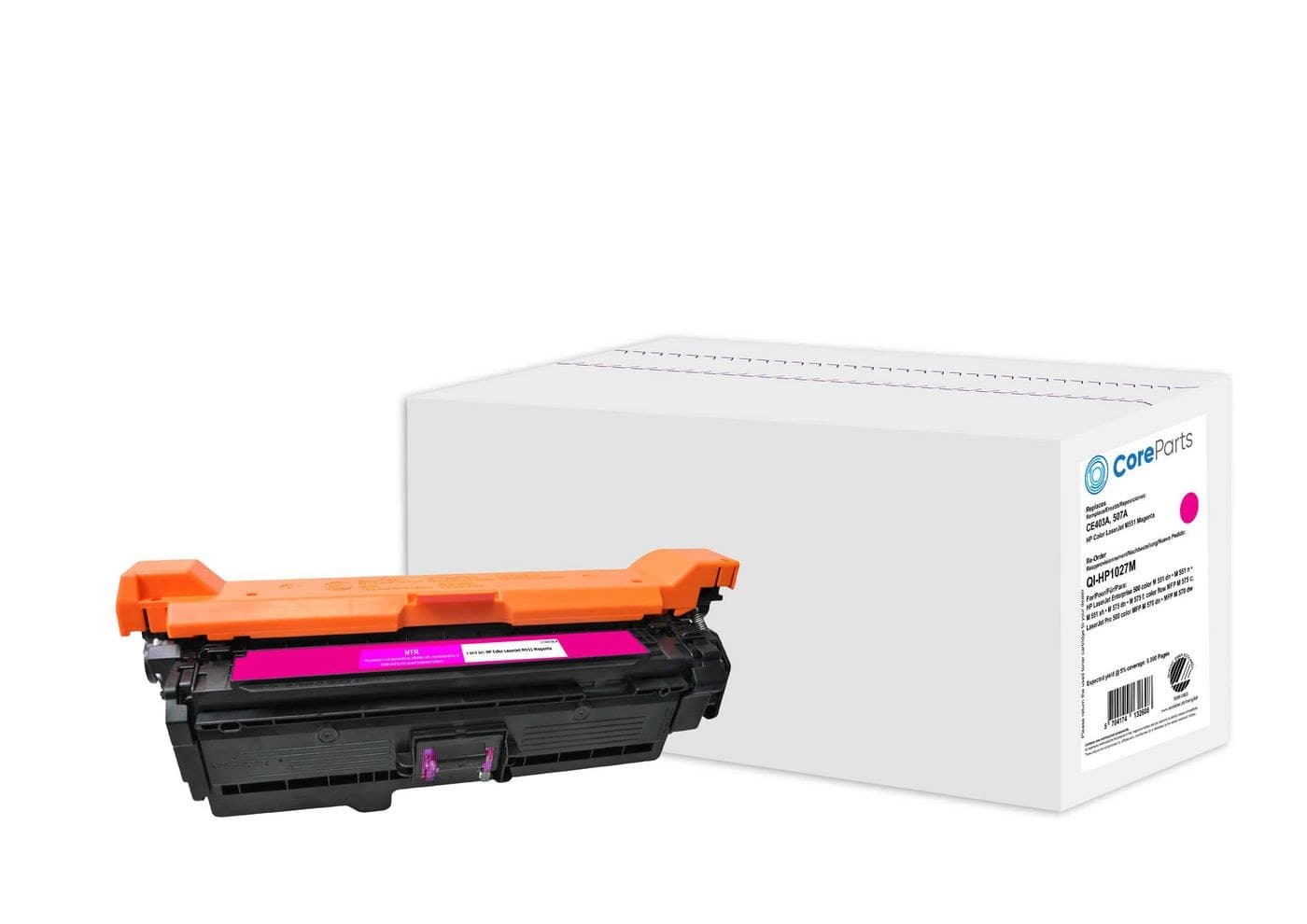 CoreParts Toner for HP Color LaserJet M551 (507A) CE403A - Magenta