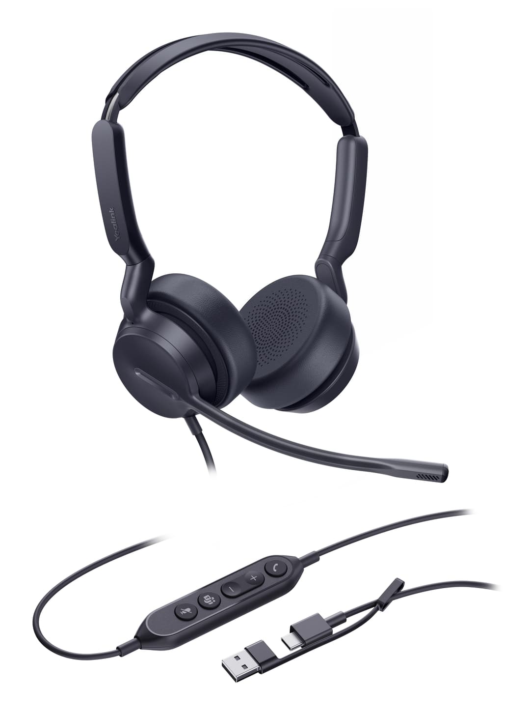 Yealink UH42 Dual USB-C/A Headset - Microsoft Teams - Image 1