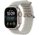 Apple Watch Ultra 4 Cellular 49mm Natural Titanium Case with Translucent Gray Ocean Loop thumbnail 1