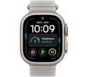 Apple Watch Ultra 4 Cellular 49mm Natural Titanium Case with Translucent Gray Ocean Loop thumbnail 2