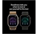 Apple Watch Ultra 4 Cellular 49mm Natural Titanium Case with Translucent Gray Ocean Loop thumbnail 4