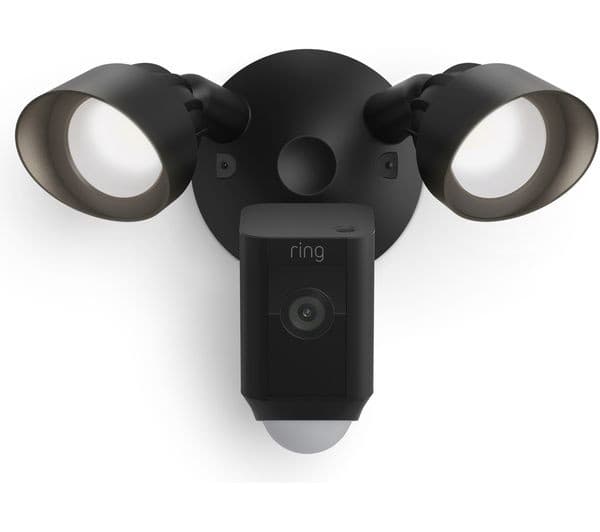 Ring Floodlight Cam Wired Plus 1080p Outdoor Security Camera - Black