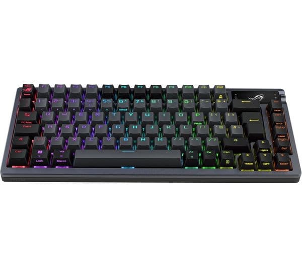 ASUS ROG Azoth 75% Wireless Mechanical Gaming Keyboard, ROG NX Red Switches, UK Layout - Black - Image 3