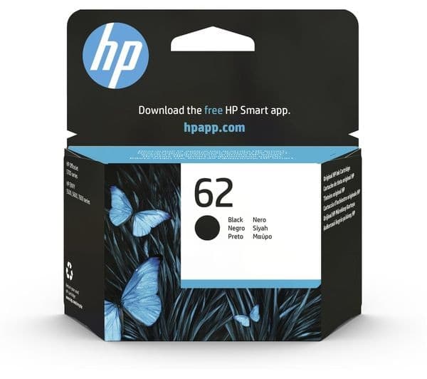 HP 62 - black - original - ink cartridge - Image 1