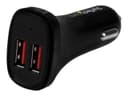 StarTech.com USB2PCARBKS Dual-Port USB Car Charger 24W/4.8A - Black thumbnail 2