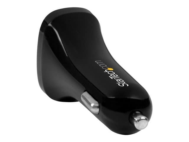 StarTech.com USB2PCARBKS Dual-Port USB Car Charger 24W/4.8A - Black - Image 3