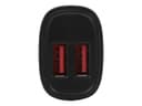 StarTech.com USB2PCARBKS Dual-Port USB Car Charger 24W/4.8A - Black thumbnail 4