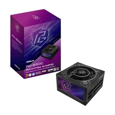 ASRock Phantom Gaming PG-850G 850W 80 PLUS Gold Fully Modular ATX 3.1 PCIe 5.1 PSU - Image 1