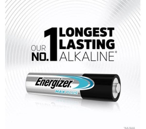 Energizer Max Plus Alkaline Batteries AAA (Pack of 4) - Image 2