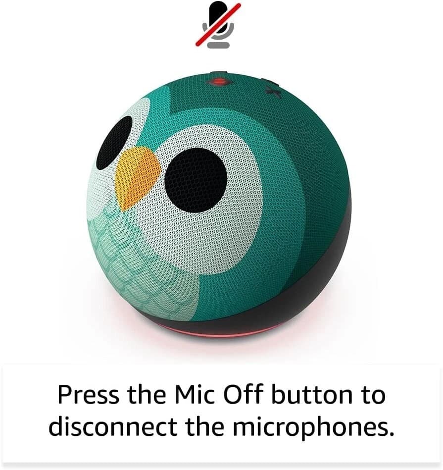 Amazon Echo Dot Kids (5th Gen) Smart Speaker with Alexa - Owl - Image 2