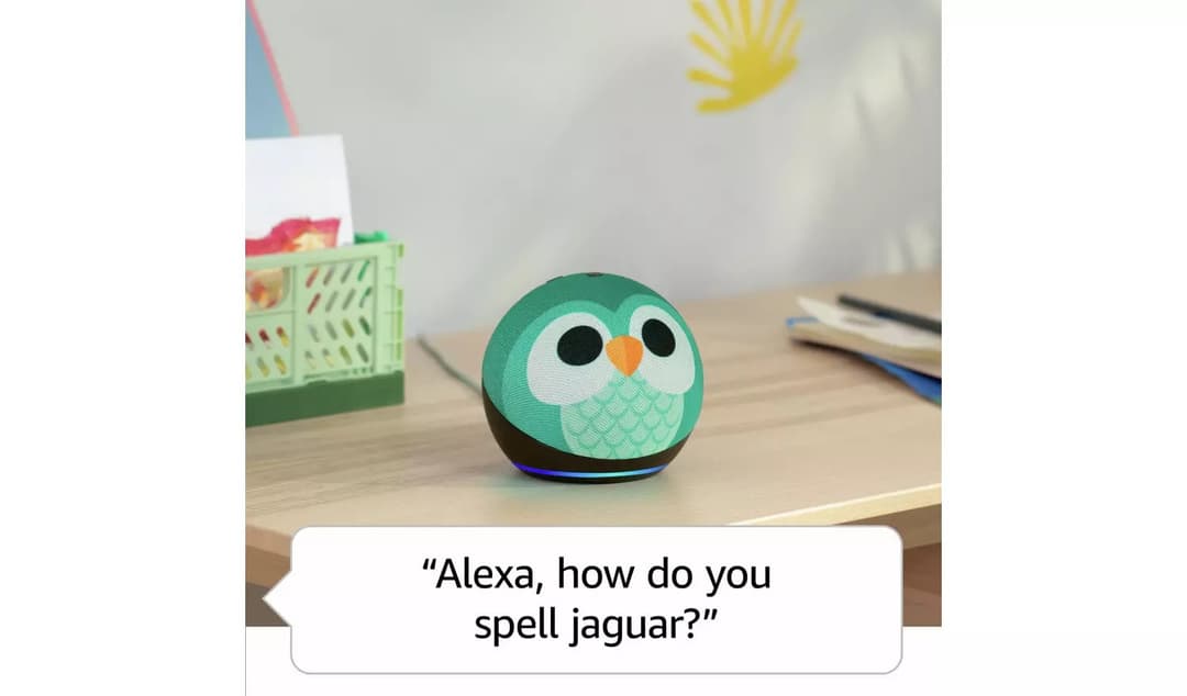 Amazon Echo Dot Kids (5th Gen) Smart Speaker with Alexa - Owl - Image 5