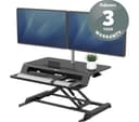 Fellowes Lotus LT Sit-Stand Workstation Standing Desk Converter - Black (8215001) thumbnail 8