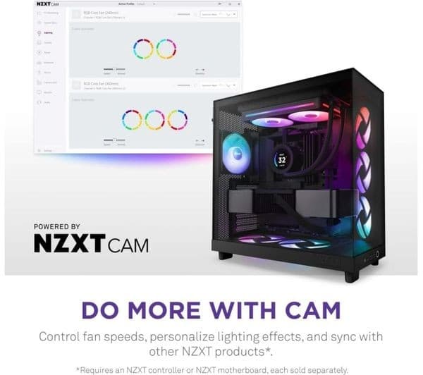 NZXT F240 RGB Core Case Fan Black - Image 9