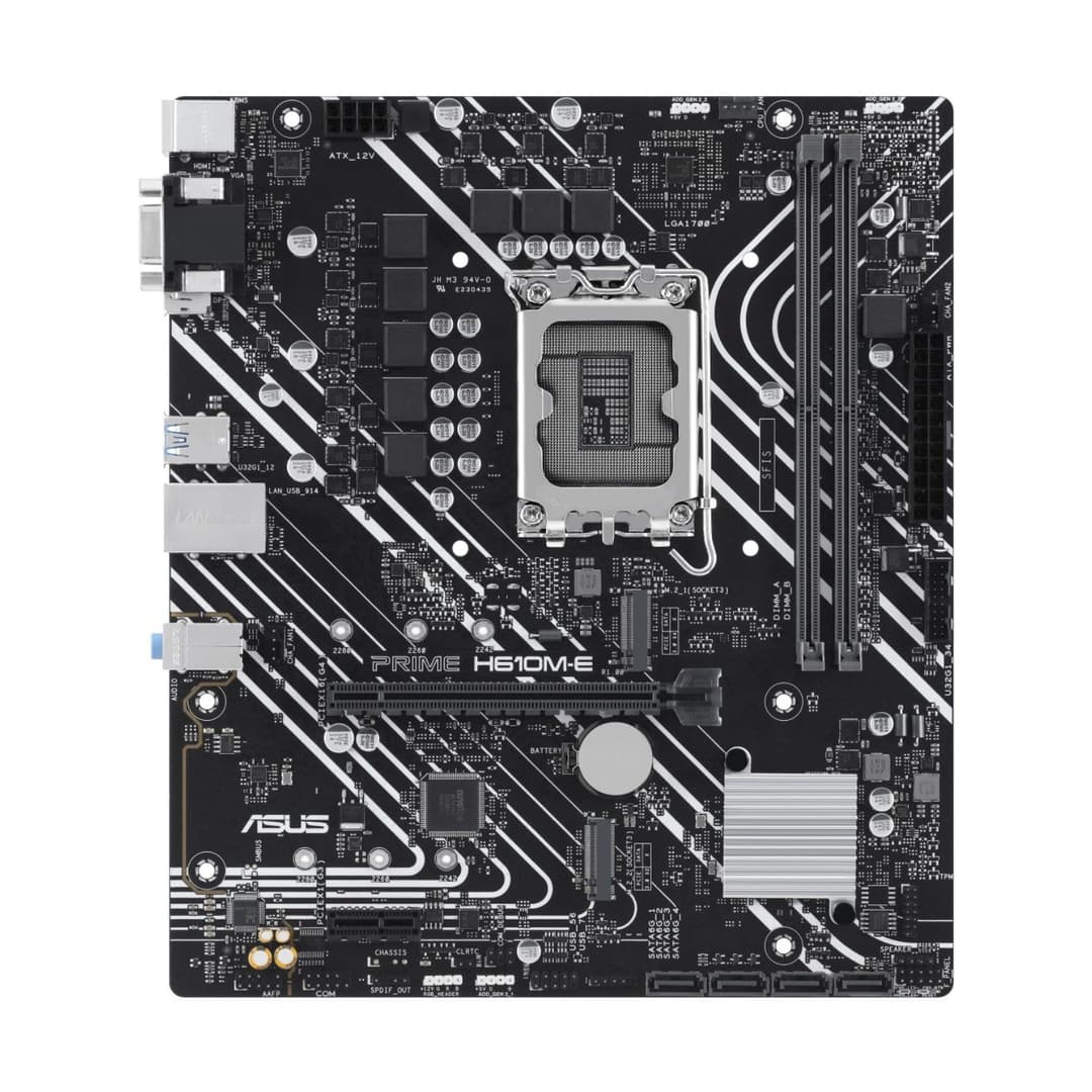 ASUS PRIME H610M-E-CSM DDR5 Intel H610 LGA1700 Micro-ATX Motherboard - Image 6