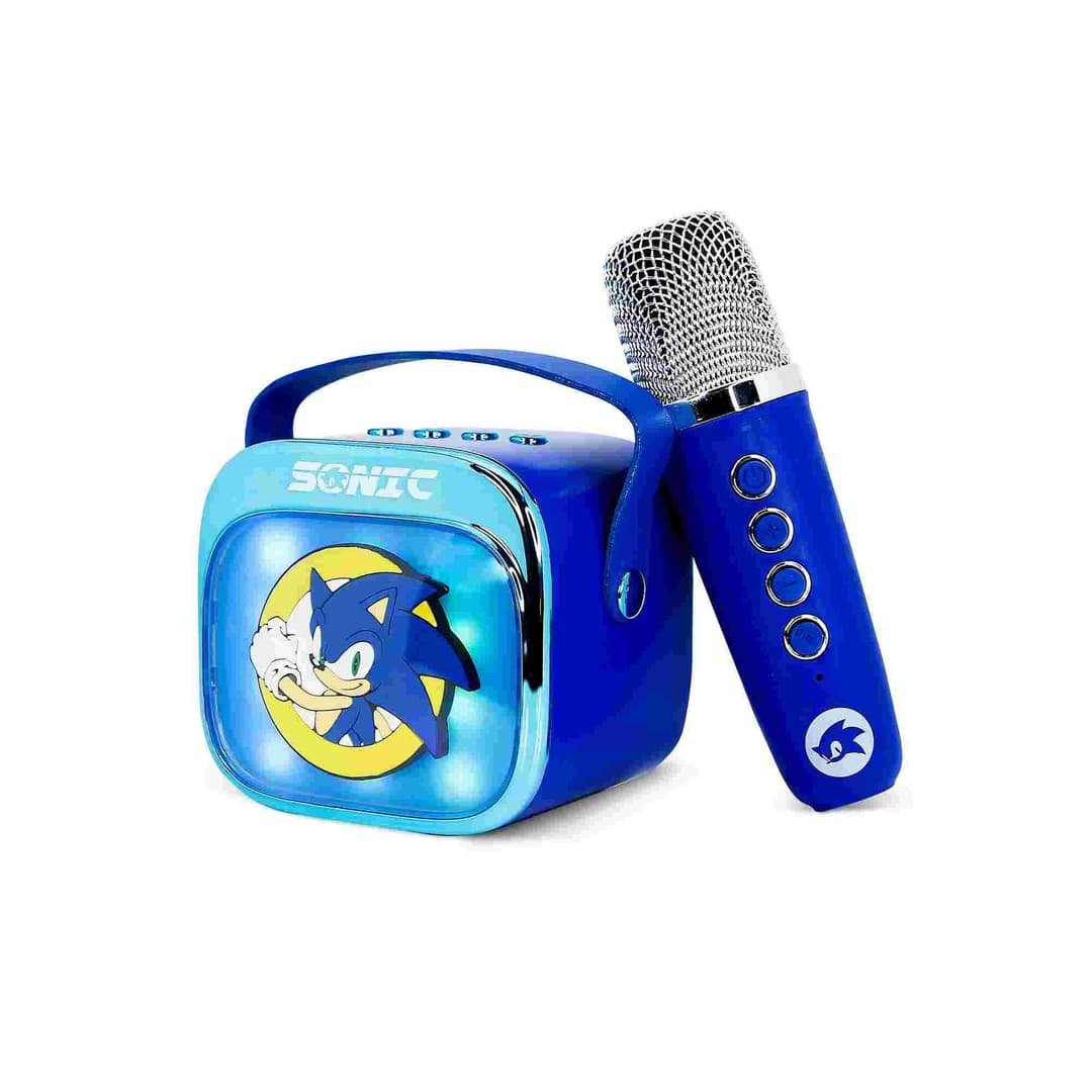 Sonic the Hedgehog PopSing LED Light-Up Wireless Karaoke Speaker & Microphone - Image 2