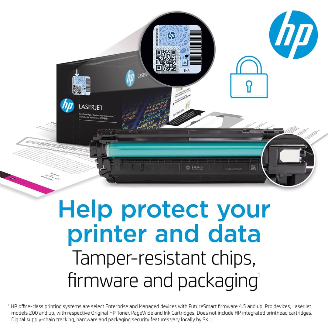 HP 125A CB543A Original LaserJet Toner Cartridge - Magenta - Image 8