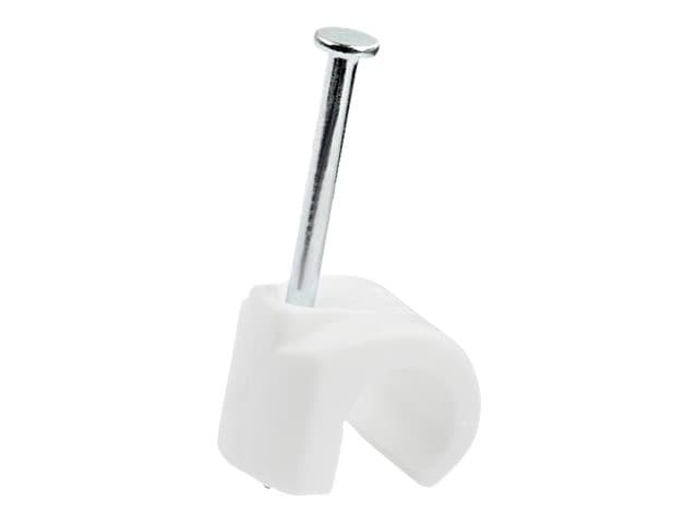 StarTech Cable Clips 100 Pack White - Image 2