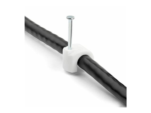 StarTech Cable Clips 100 Pack White - Image 3