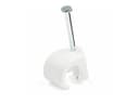 StarTech Cable Clips 100 Pack White thumbnail 5