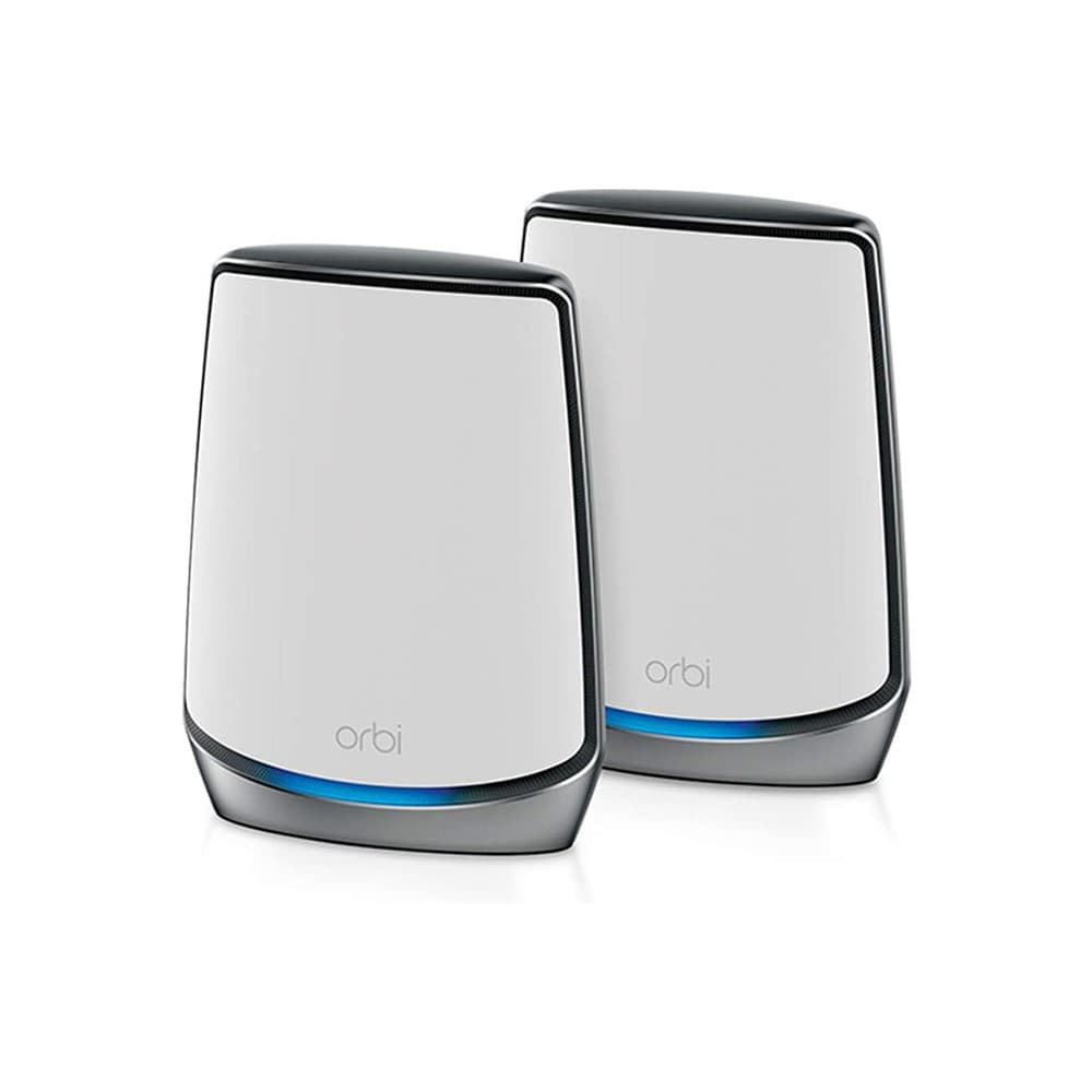 Netgear Orbi RBK852 Tri-Band Wi-Fi 6 Mesh System - Router + 1 Satellite - White