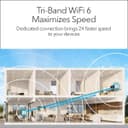 Netgear Orbi RBK852 Tri-Band Wi-Fi 6 Mesh System - Router + 1 Satellite - White thumbnail 5
