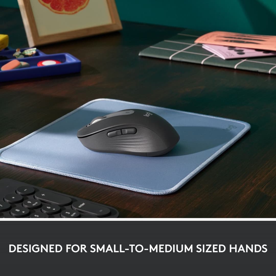 Logitech Signature M650 Wireless Mouse - Graphite - Image 3