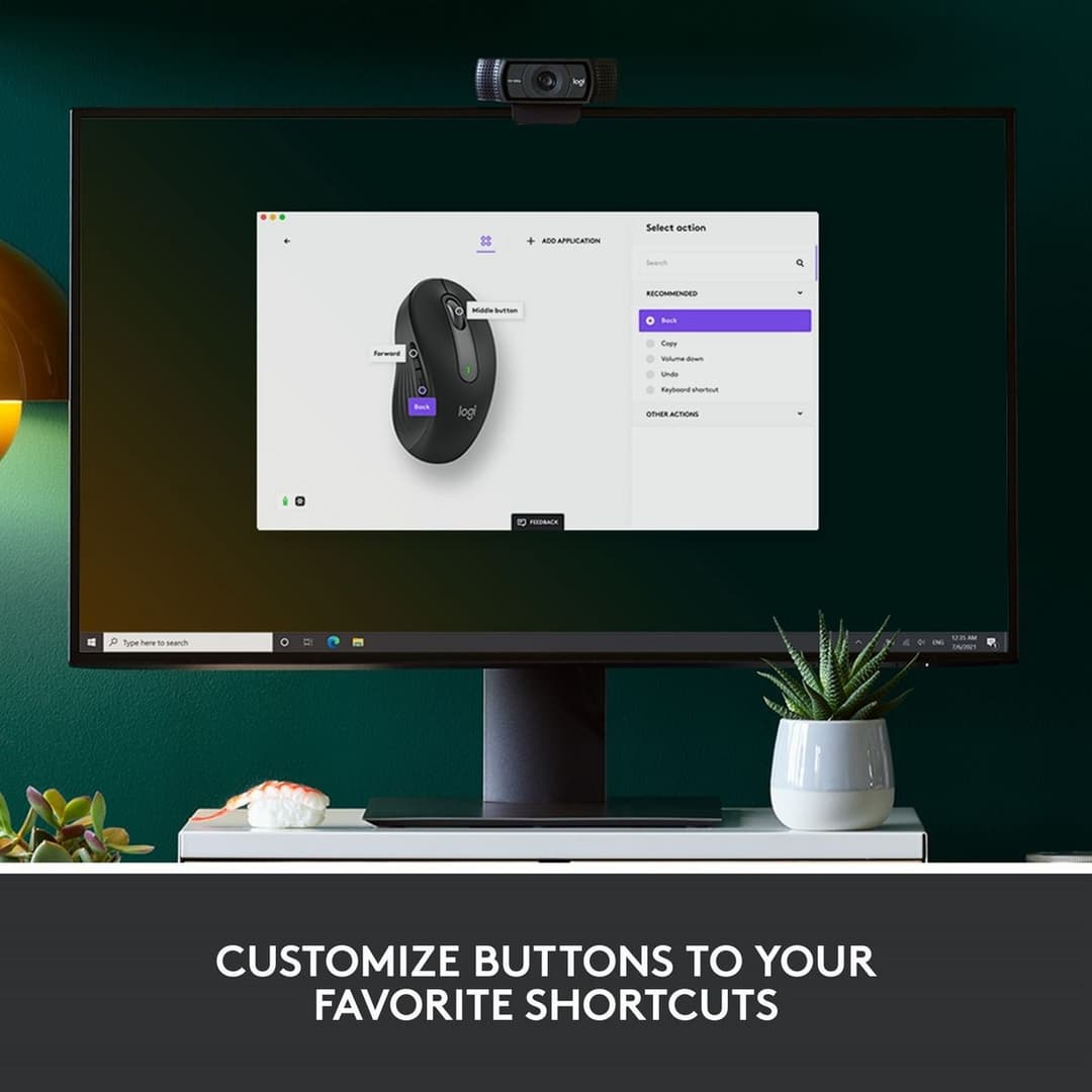 Logitech Signature M650 Wireless Mouse - Graphite - Image 6