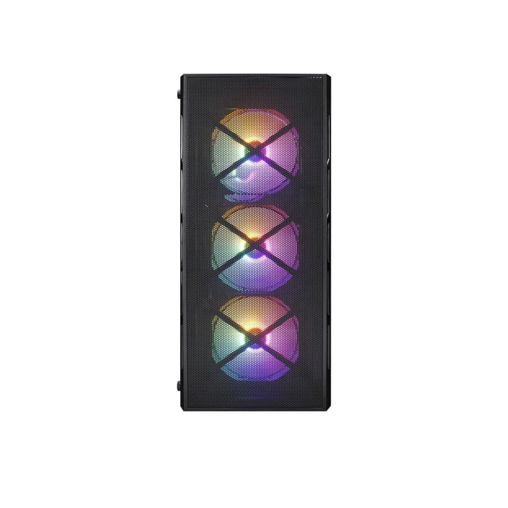 1st Player Firebase XP Tempered Glass Mid Tower PC Case with 6x RGB Fans - Image 2