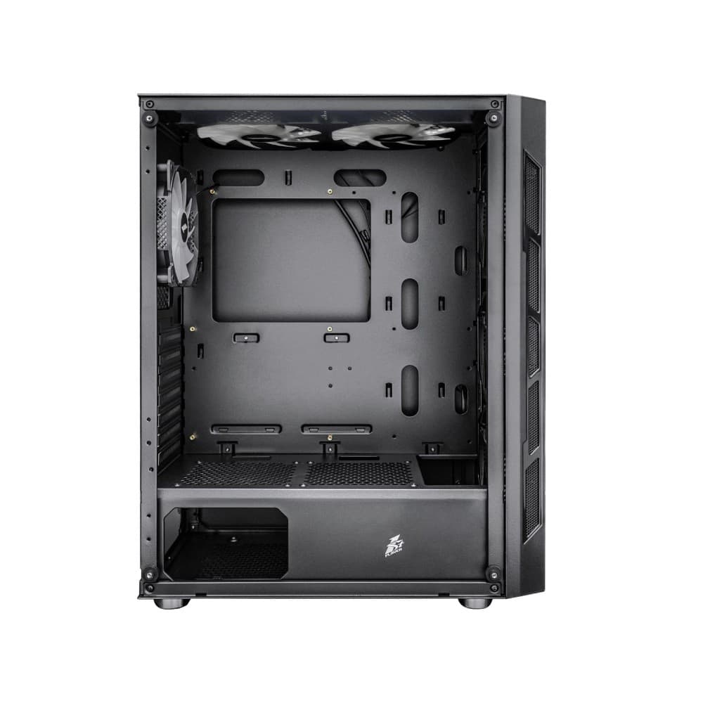 1st Player Firebase XP Tempered Glass Mid Tower PC Case with 6x RGB Fans - Image 4