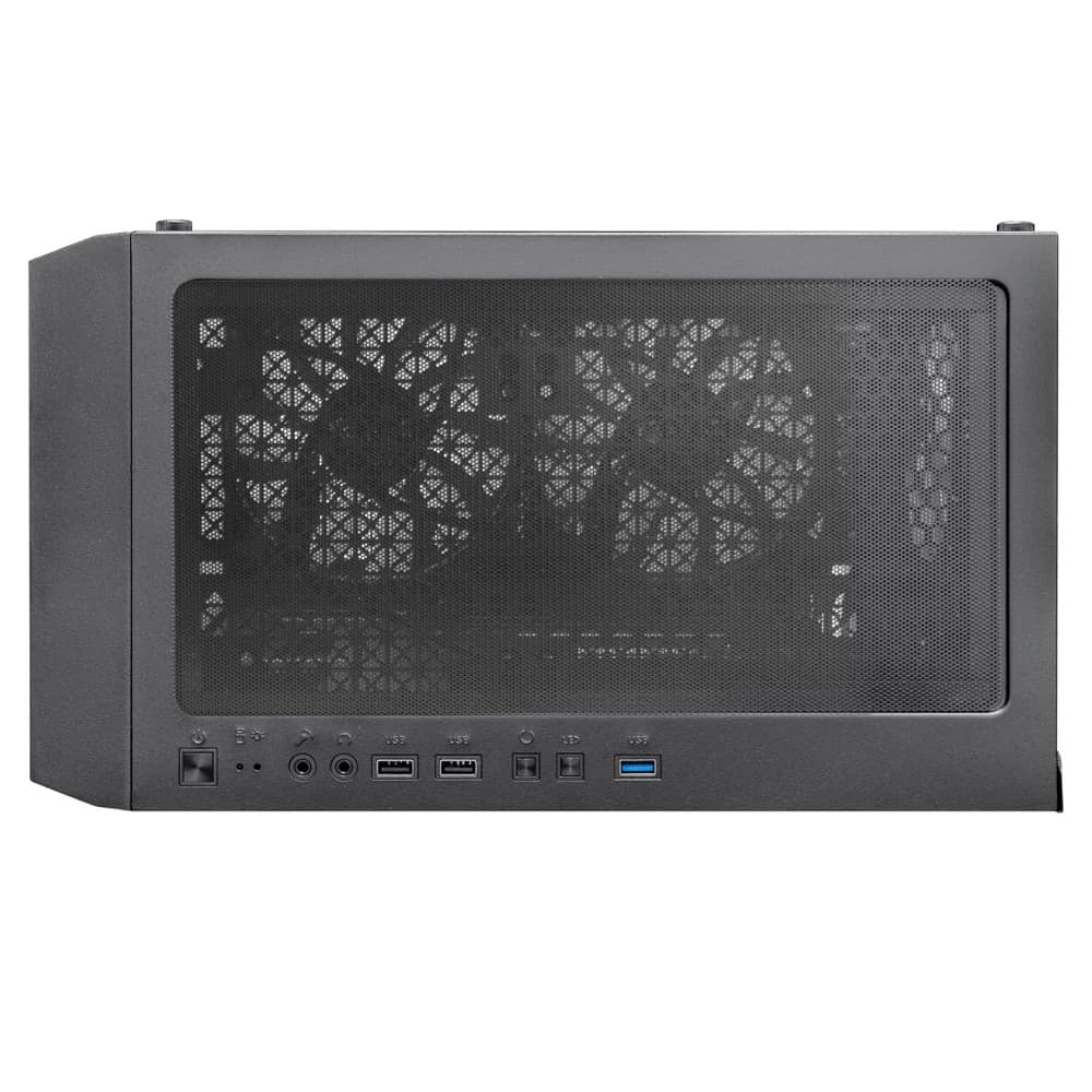 1st Player Firebase XP Tempered Glass Mid Tower PC Case with 6x RGB Fans - Image 6