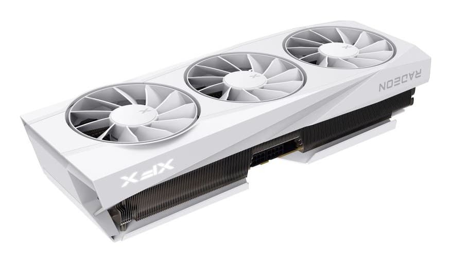 XFX Quicksilver AMD Radeon RX 9070 XT Gaming Edition 16GB GDDR6 Graphics Card - White - Image 4