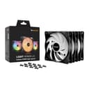 be quiet! Light Wings LX High Speed 120mm ARGB PWM Case Fan Triple Pack - Black thumbnail 1