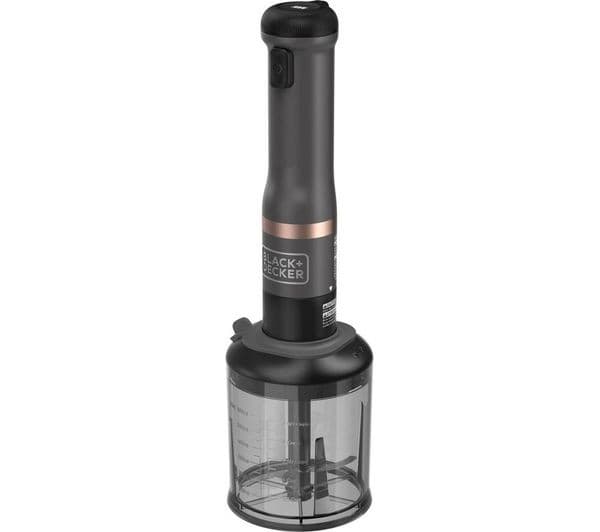 BLACK + DECKER 3-in-1 Kitchen Multi-Tool BCKM1013KG-GB Cordless Portable Hand Blender - Grey - Image 2