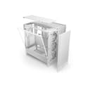 NZXT H5 Flow RGB Tempered Glass Mid Tower Gaming PC Case White thumbnail 9
