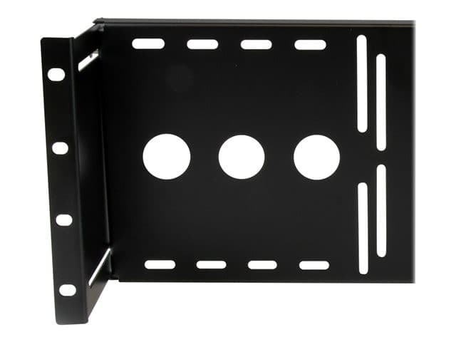 StarTech.com 4U Universal VESA LCD Monitor Mounting Bracket for 19-inch Rack or Cabinet - TAA Compliant - Cold-Pressed Steel Bracket (RKLCDBK) mounting kit - for LCD display - black - Image 7