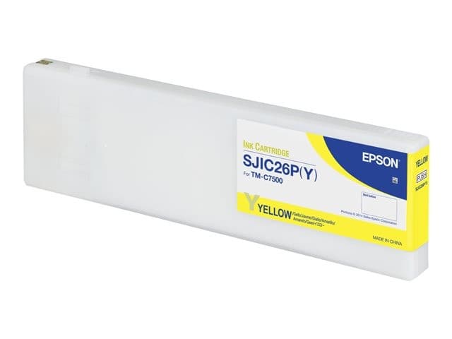 Epson SJIC26P(Y) - yellow - original - ink cartridge - Image 1
