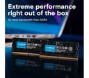 Crucial DDR5 4800MHz CL40 SODIMM Laptop Memory - 32GB (CT32G48C40S5) thumbnail 2