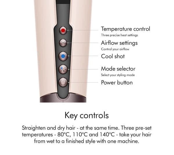 Dyson Airstrait Hair Straightener - Ceramic Pink - Image 5
